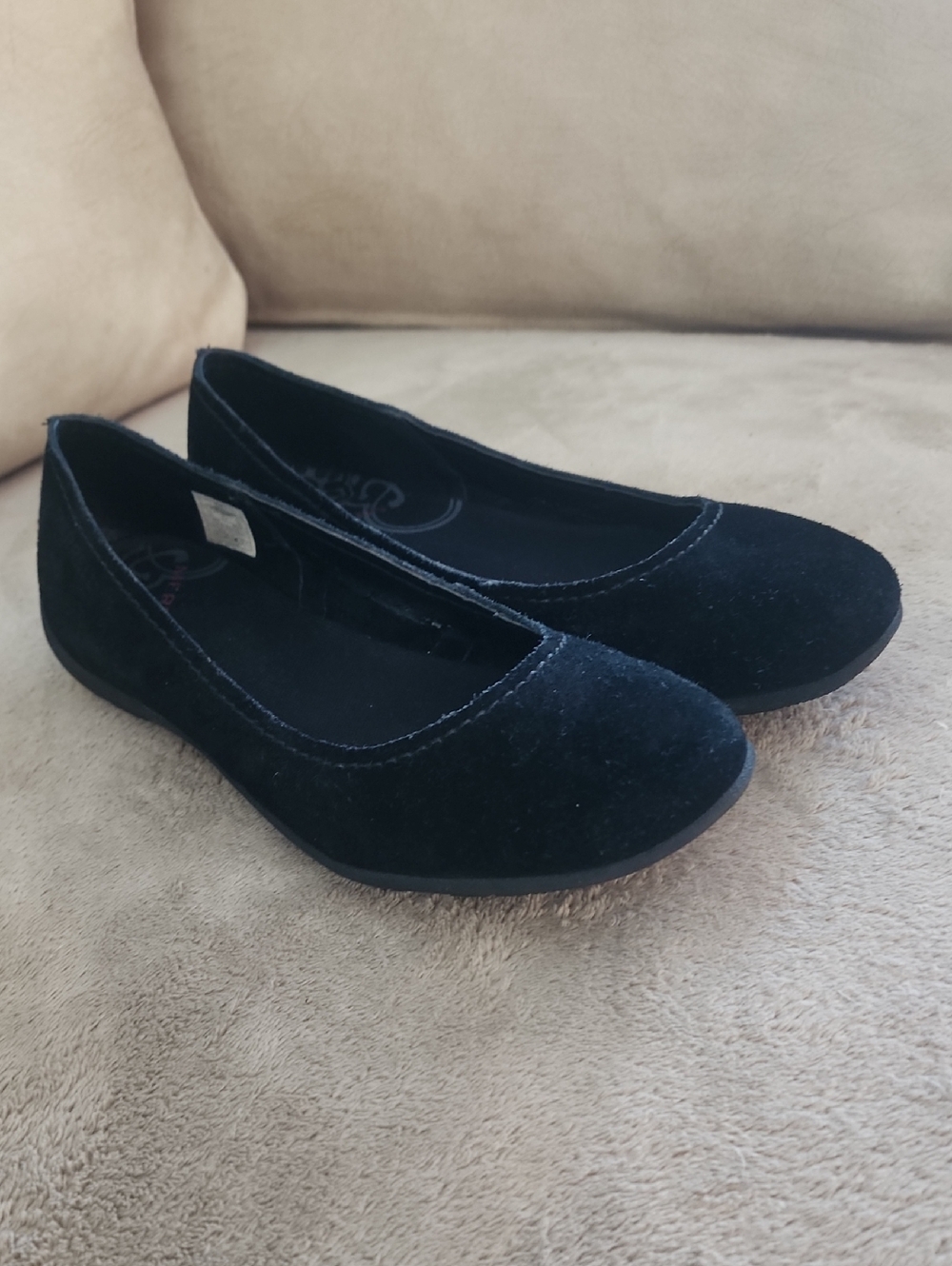Merrell Black Suede Ballet Flats